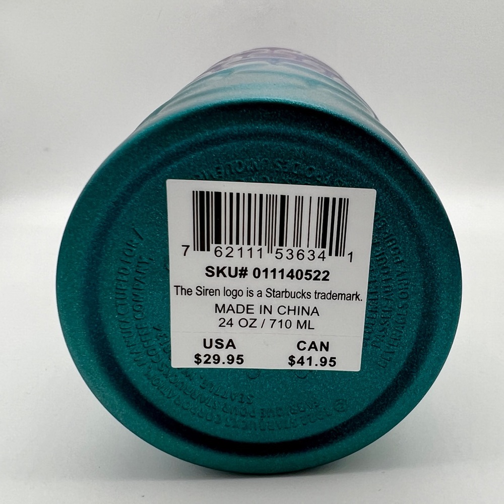 STARBUCKS Twilight Ombre Siren Scales Cold Cup - Purple & Blue - Venti - Picture 4 of 6